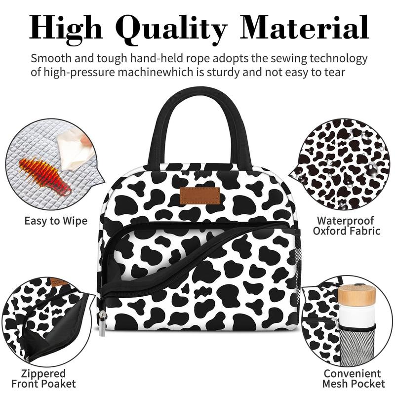 Lunch Bag Women, Lunch Box Lunch Bag for Women Adult Men, Small Leakproof Cute Lunch Tote Large Capacity Reusable Insulated Cooler Lunch Container for Work Office Picnic Travel