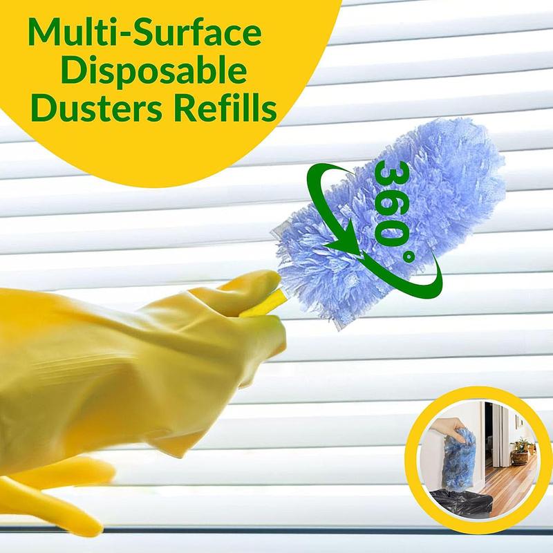 30 Count 360 Heavy Duty Duster Multi-Surface Refills for Swiffer Dusters Dust Remover for Dusting Electronics,Dusting Furniture,Blinds,Ceiling Fans