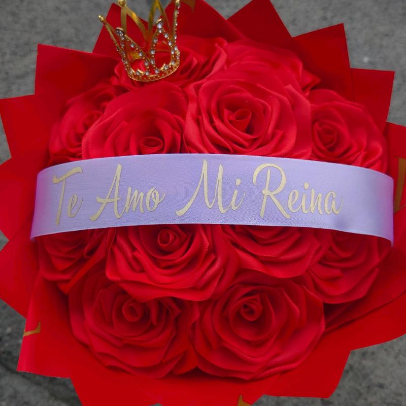 Te Amo Mi Reyna Rosas Eternas Eternal roses rose bouquet arrangement flores flowers decor room Decorative Gift