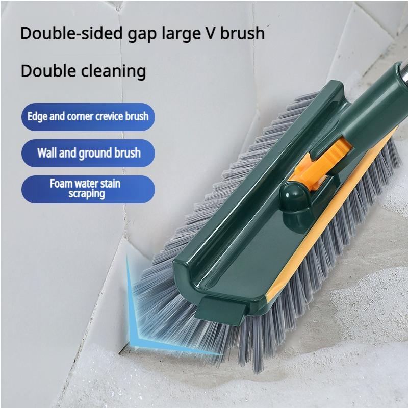 Multifunctional 4 in 1 Floor Squeegee, 1 Count Manual Deep Cleaning Brush, Corner & Cranny Cleaning Tool, Non-electric Multi-purpose Household Cleaning Tool