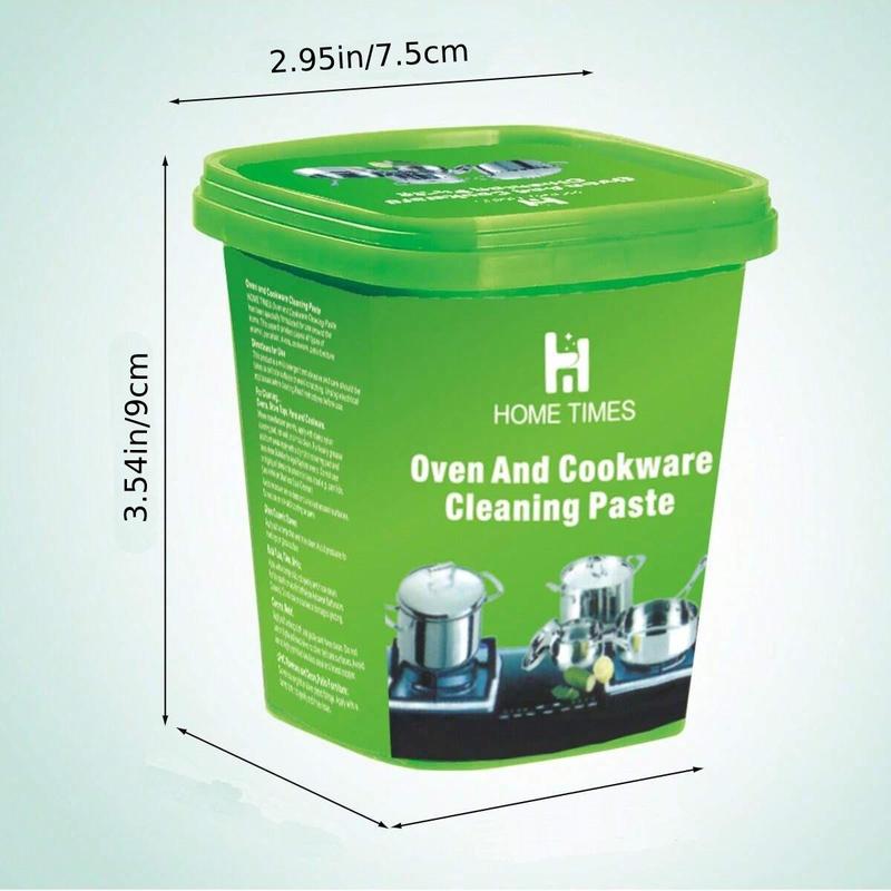 Oven & Cookware Cleaning Paste (1 Box), Multi-purpose Cleaner & Polish Paste, Household Strong Cleaning Paste for Removing Rust