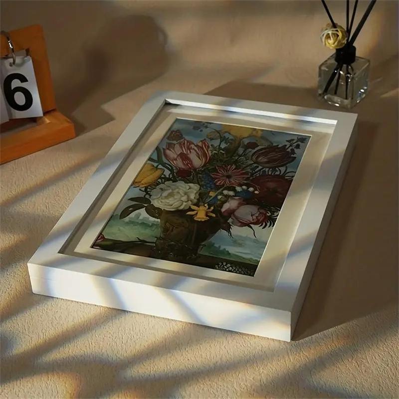 Empty A4 Front Open Photo Frame, 1 Count Modern Decorative Photo Frame, Wall Hanging Photo Frame for Home Room Office Decor