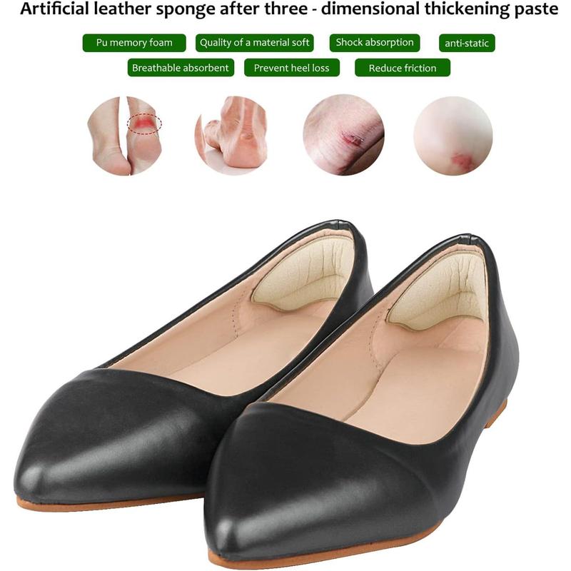 Heel Pads for Shoes That are Too Big, Heel Inserts for Women, Heel Grips for Womens Shoes, Heel Protectors, Heel Cushion Liners for Blisters Loose Shoes, Shoe Fillers