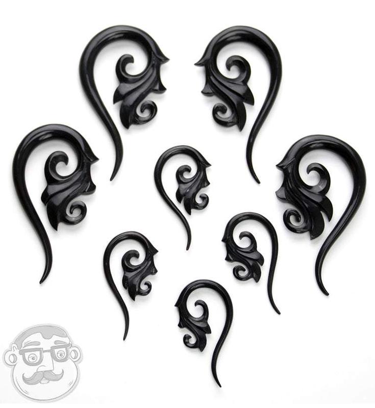 Black Horn Ornamental Hangers