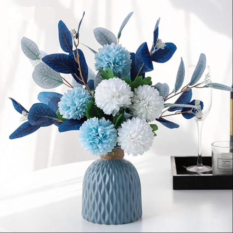 Flower Vase without Flower, 1 Count Modern Flower Vase, Decorative Vase for Home Living Room Bedroom Dining Room Wedding Party