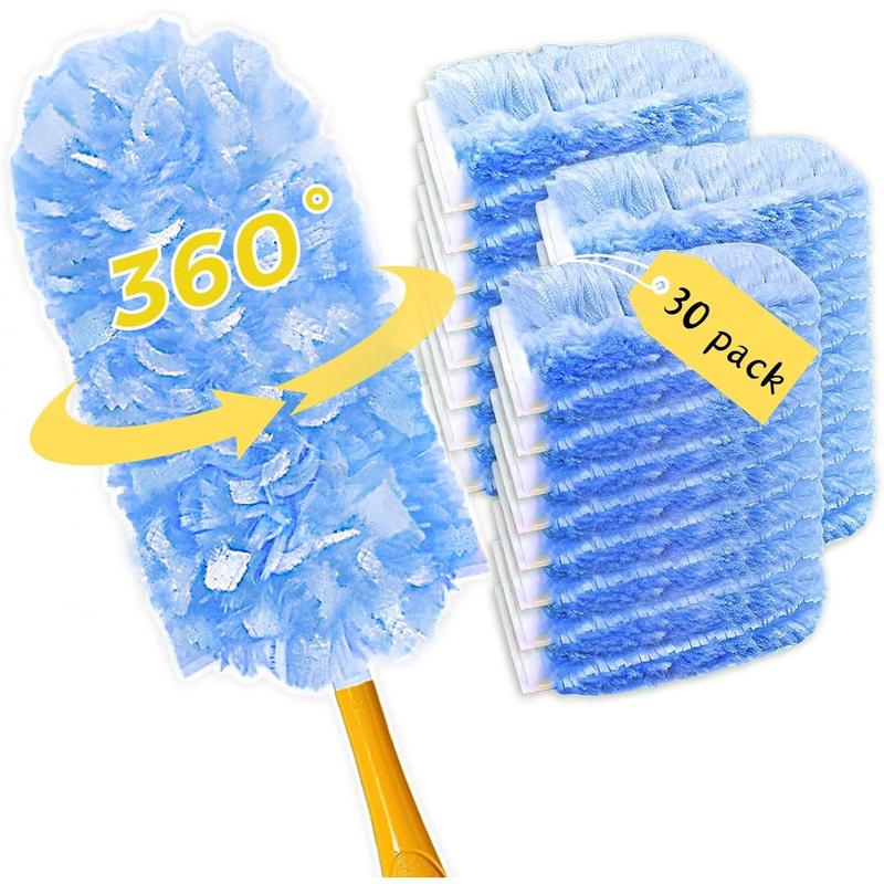 30 Count 360 Heavy Duty Duster Multi-Surface Refills for Swiffer Dusters Dust Remover for Dusting Electronics,Dusting Furniture,Blinds,Ceiling Fans