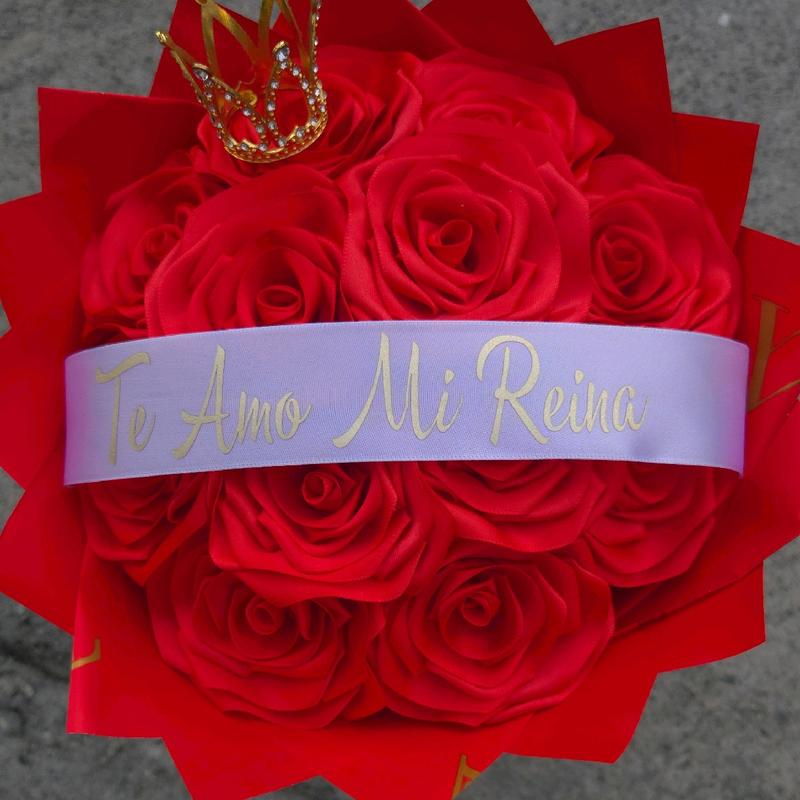 Te Amo Mi Reyna Rosas Eternas Eternal roses rose bouquet arrangement flores flowers decor room Decorative Gift