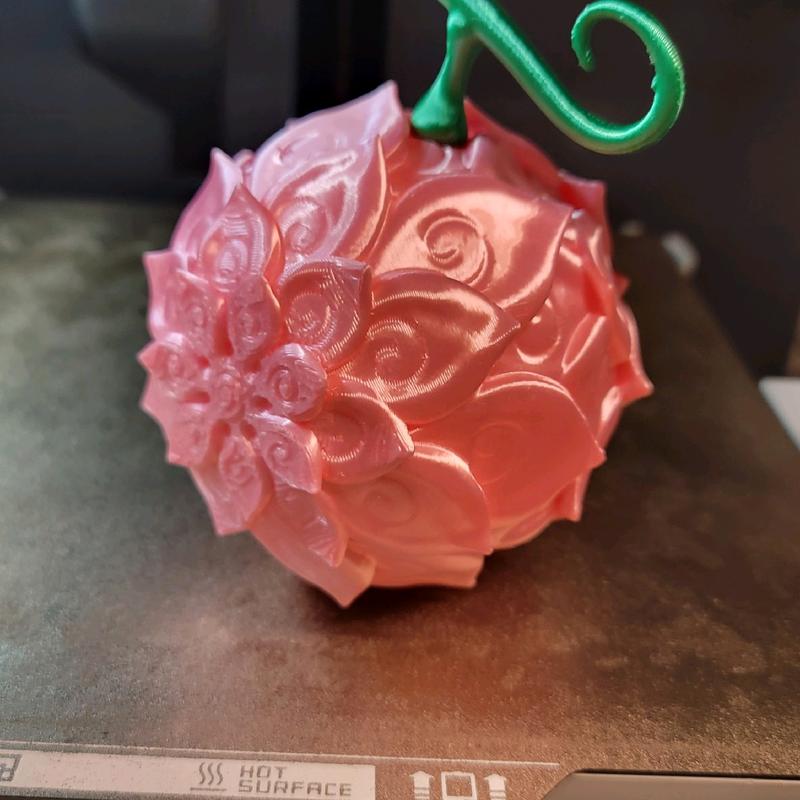 3d printed Devil Fruit decorations