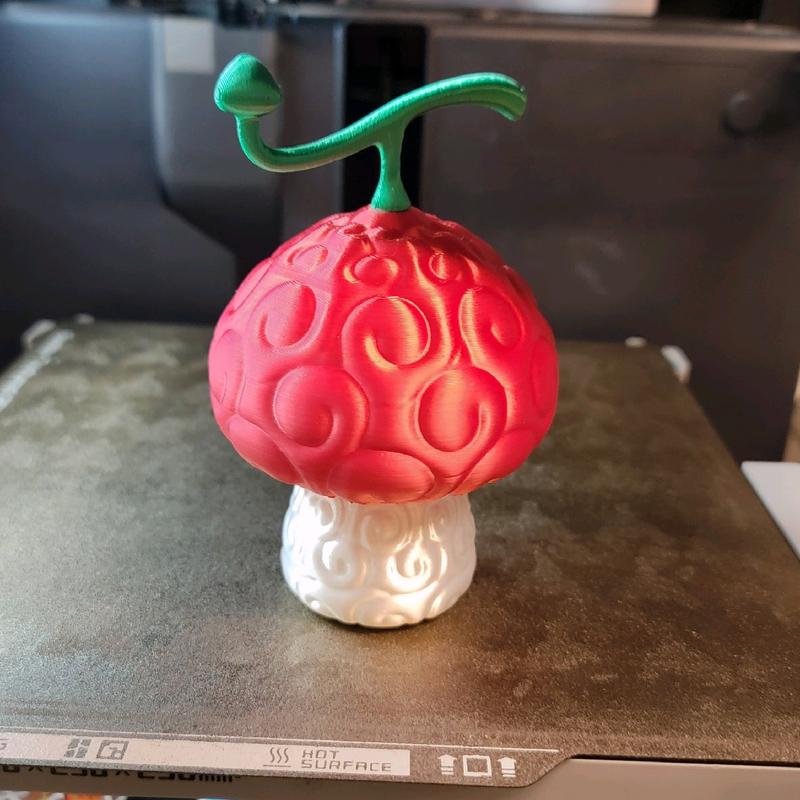 3d printed Devil Fruit decorations