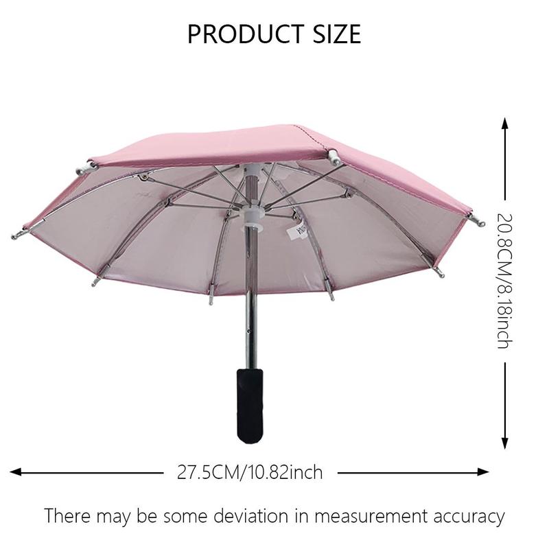 Portable Mini Phone Umbrella, Adjustable Outdoor Sunshade Phone Umbrella, Phone Accessories for Outdoor Camping Beach Travel