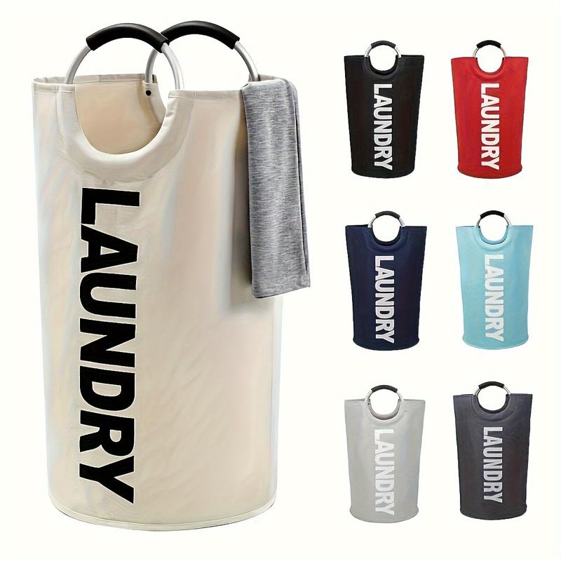 [FB&CM]90L Foldable Laundry Bag with Comfort Handle Folding Laundry Basket Dirty Clothes Storage Bucket Aluminum Cabinet