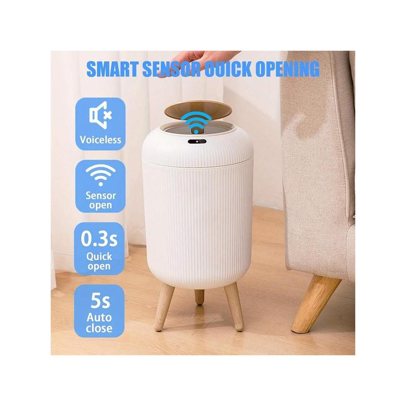 3L 9.5L 10L Smart Sensor Trash Can - Luxury Automatic Wastebasket, Waterproof, Convenient And Hygienic For Home And Office Use, Ideal For Kitchen, Bathroom, Bedroom, Living Room, And Outdoors