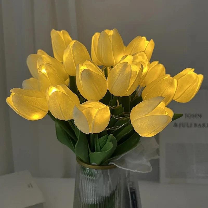 LED Tulips Flower Bouquet Decorative