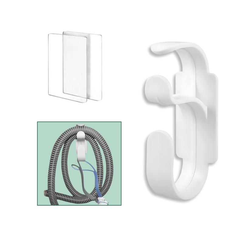 CPAP Hose Holder For Bedroom - Mask Hook & CPAP Tubing Holder With Anti-Unhook Feature, CPAP Hose Organizer Prevents Hose Tangle For Better Sleep