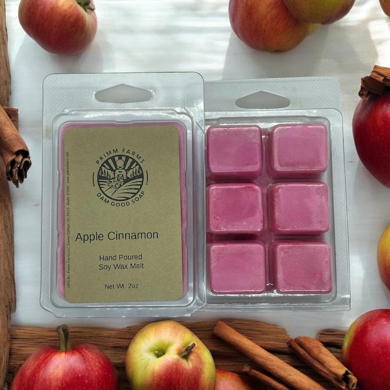 Apple Cinnamon Wax Melt - Aromatherapy Wax Melt for Cozy Home Decor