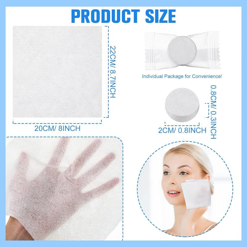 Portable Compressed Disposable Face Towels, Individual Packaged Face Towels, Compact & Convenient Bathroom Accessories, Hygienic Products, Travel Essentials, Camping Accessories, Dorm Essentials, Boyfriend Gift