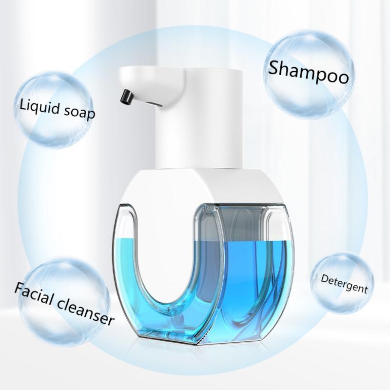 Smart Soap Dispenser, 1 Count 420ML Touchless Motion Sensor Washing Hand Device, Wall Mounted Liquid Soap Dispenser for Bathroom Kitchen Hotel