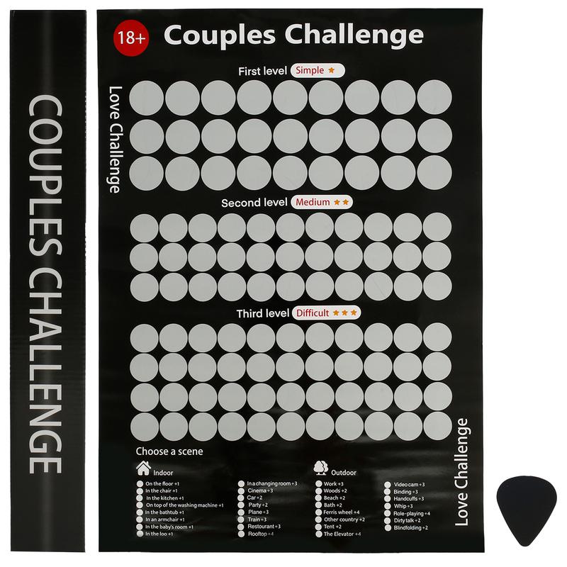 Valentines Day Scratch Off Poster Funny Love Game Scratch Off Poster 100 Things on Date Night Couple Dating Scratch Off Poster Date Night Challenge Scratch Off Poster for Couples