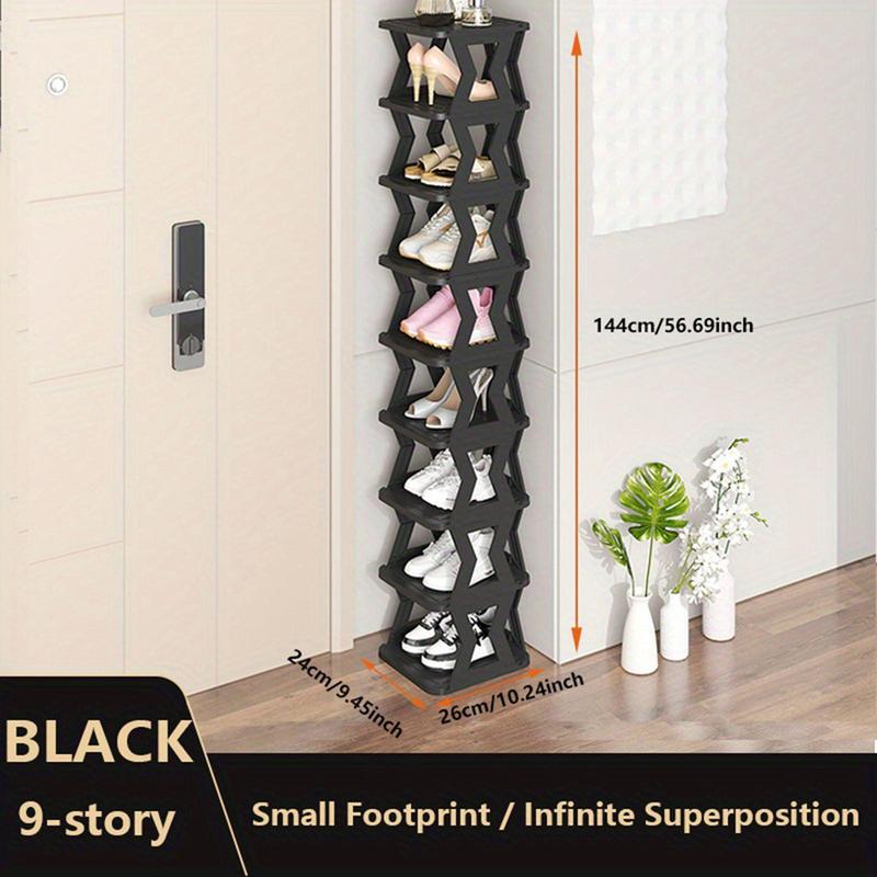 Adjustable Foldable Shoe Rack, 1 Count Multi-layer Shoe Storage Rack, Space Saving Shoe Organizer for Home Entrance Dormitory