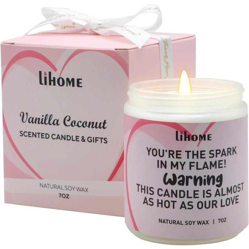 Mothers Day Gifts from Daughter Son - Birthday Gifts for Mom, Best Mom Ever Gifts, Funny Mothers Day & Birthday & Thanksgiving & Christmas Gifts, Vanilla Coconut Candles(11.5oz)