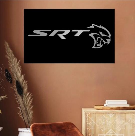 SRT 3x5ft Flag Banner Hellcat Garage Street Racing Car Man Cave  Tapestry Wall Decor