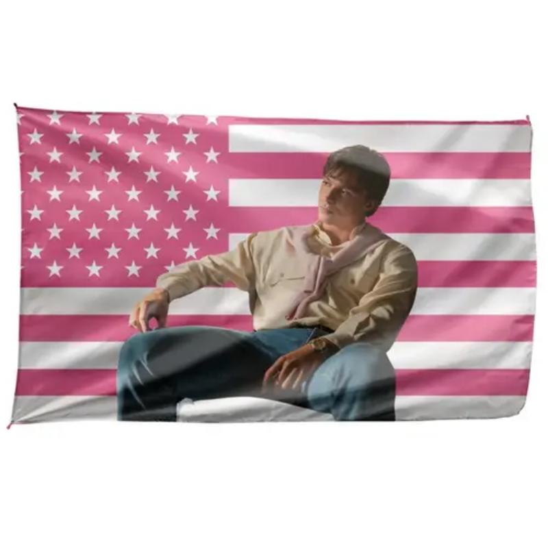 Tate Mcrae Pink America Flag, 3x5 feet Flag, Home Décor, Gifts for Fans